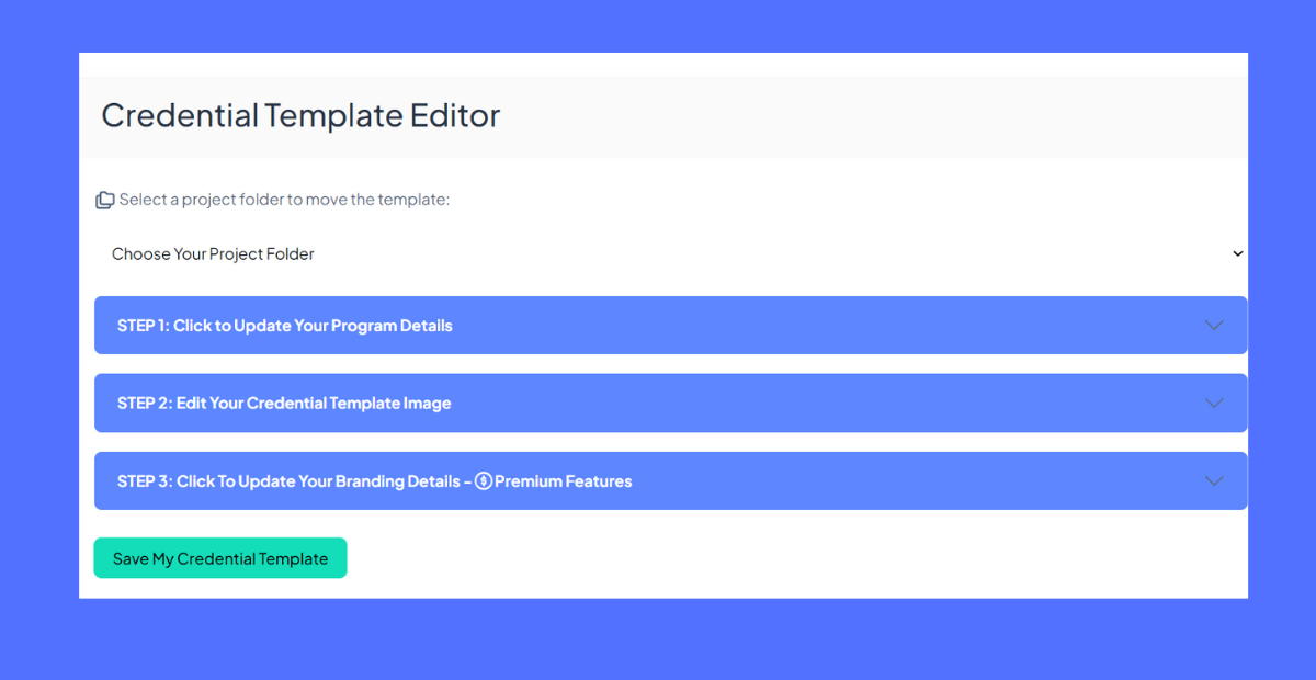 CertifyMe Design Template